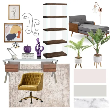mid century study Interior Design Mood Board by Safiyyah_M on Style Sourcebook