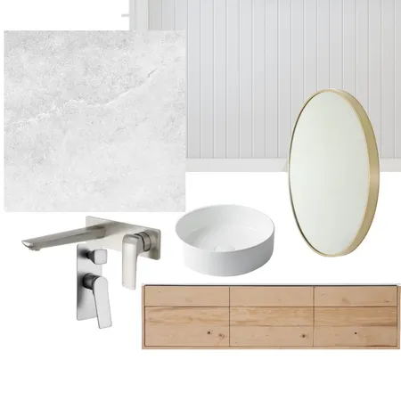 Upstairs Bathroom Interior Design Mood Board by Tessdoogs on Style Sourcebook