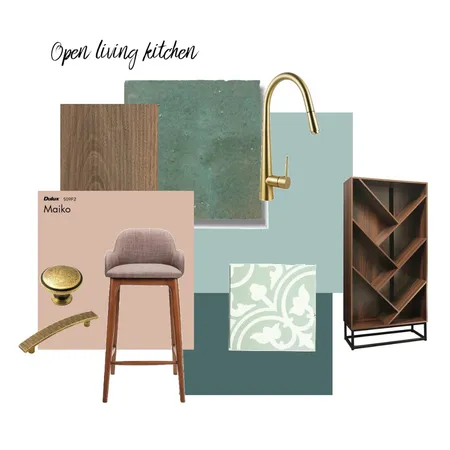 Open living kitchen Interior Design Mood Board by Flosski Studio on Style Sourcebook