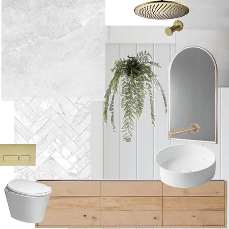 Downstairs Bathroom Interior Design Mood Board by Tessdoogs on Style Sourcebook