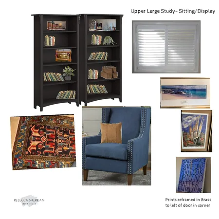 Upper Large Study - Sitting/Display Interior Design Mood Board by Sheridan Interiors on Style Sourcebook
