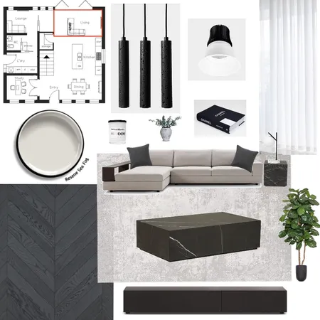 Living Room Module 9 Interior Design Mood Board by danielmel on Style Sourcebook