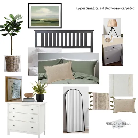 Upper Small Guest Room Interior Design Mood Board by Sheridan Interiors on Style Sourcebook