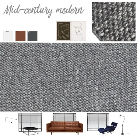 Drake Anthracite-Mid-century modeern Interior Design Mood Board by Cocoon_me on Style Sourcebook