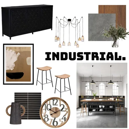 Industrial Kitchen Interior Design Mood Board by Lane and Koh on Style Sourcebook