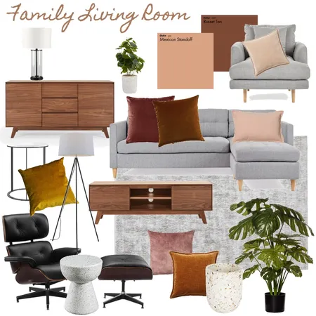 Family Living Area Interior Design Mood Board by eliza545 on Style Sourcebook