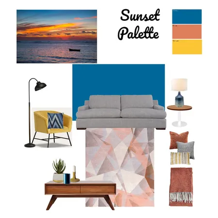 Sunset vibe Interior Design Mood Board by DECO_PCM on Style Sourcebook