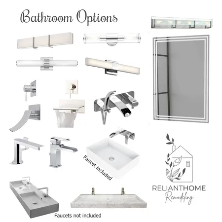 Condo Bath Interior Design Mood Board by ashleybuckles on Style Sourcebook