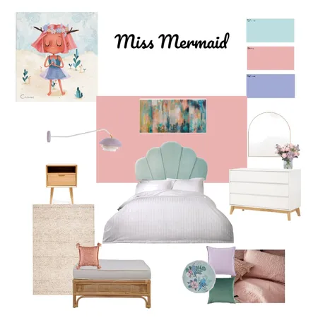 Miss Mermaid Interior Design Mood Board by DECO_PCM on Style Sourcebook