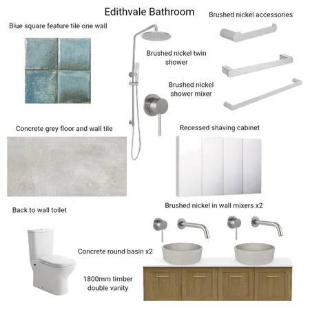 Edithvale Bathroom Interior Design Mood Board by Hilite Bathrooms on Style Sourcebook