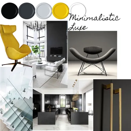 Accented Achromatic Interior Design Mood Board by Swetha_Ruud on Style Sourcebook