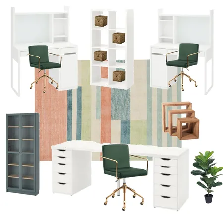 El Office Interior Design Mood Board by Maegan Perl Designs on Style Sourcebook