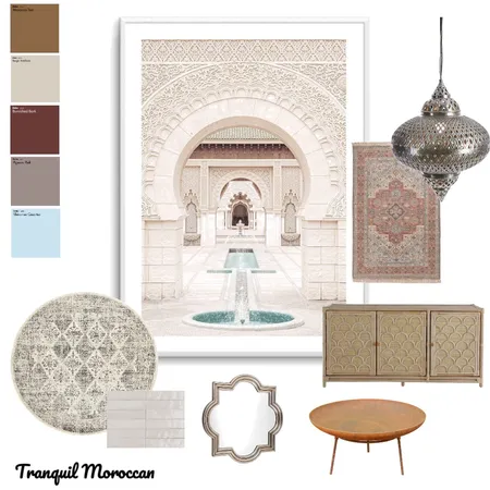 Tranquil Moroccan Interior Design Mood Board by LOLITA on Style Sourcebook