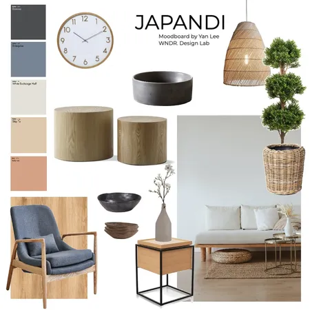 Module 3 - Part A - Art Deco Moodboard 2 Japandi Interior Design Mood Board by wndr.designlab on Style Sourcebook