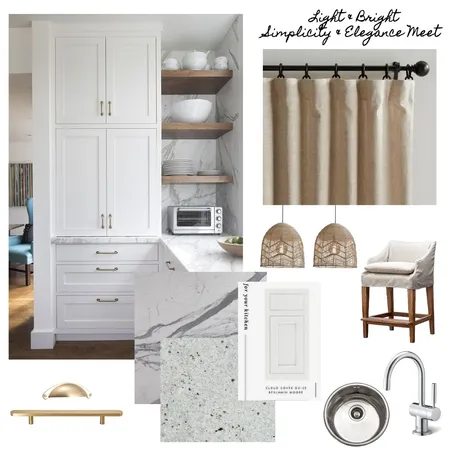 Light & Bright Kitchen Interior Design Mood Board by kirstybarclay on Style Sourcebook