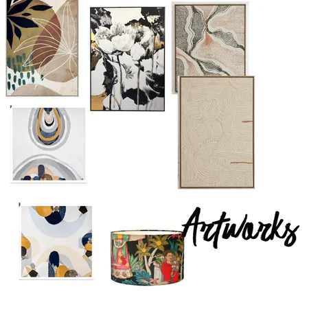 Purchased Artworks Interior Design Mood Board by bsayasenh on Style Sourcebook