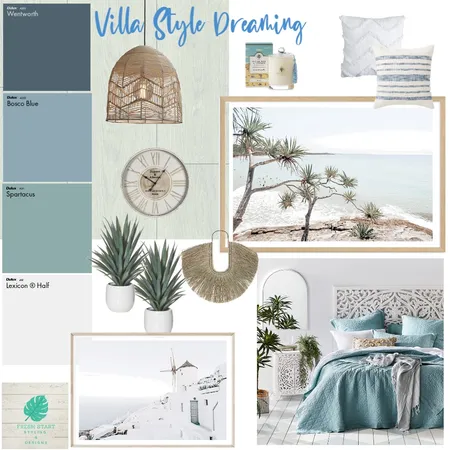 Villa Style Dreaming Interior Design Mood Board by Fresh Start Styling & Designs on Style Sourcebook