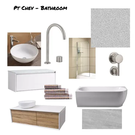 Pt Chev bathroom Interior Design Mood Board by Leigh Fairbrother on Style Sourcebook
