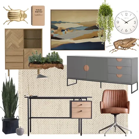 Zanui Study / Office Interior Design Mood Board by The Whole Room on Style Sourcebook