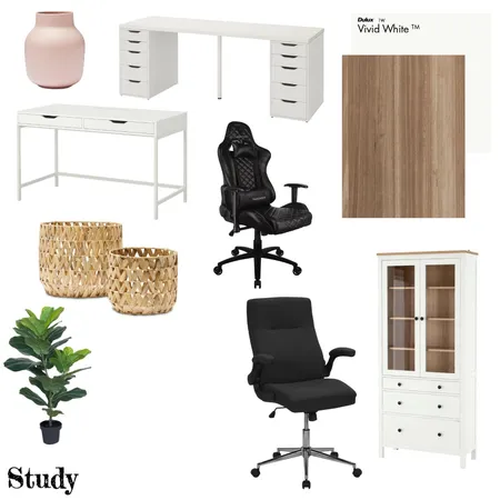 Study Mood Board Interior Design Mood Board by Leila on Style Sourcebook