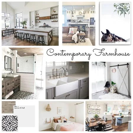 Contemporary Farmhouse Interior Design Mood Board by Acacia Design Firm on Style Sourcebook