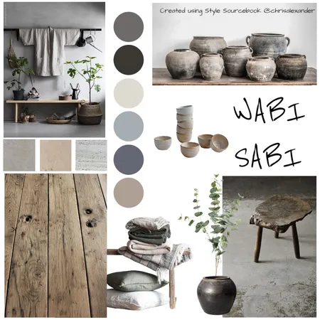Wabi Sabi Moodboard Interior Design Mood Board by CHRIS ALEXANDER on Style Sourcebook