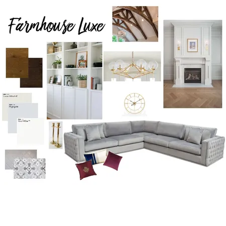 Farmhouse Luxe Interior Design Mood Board by Claudine on Style Sourcebook