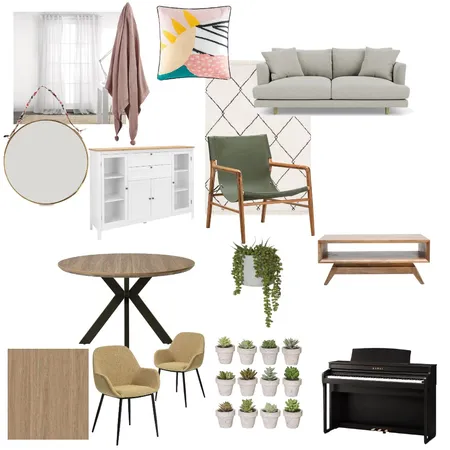Living/Dining Interior Design Mood Board by tiffiyim on Style Sourcebook
