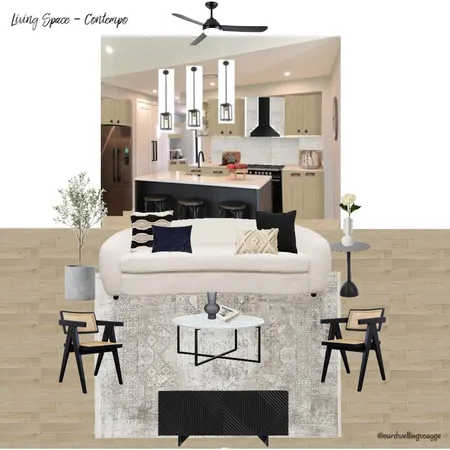 Living Space - Organic Contempo Interior Design Mood Board by Casa Macadamia on Style Sourcebook