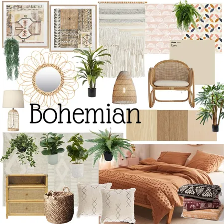 Bohemian Desihn Interior Design Mood Board by Daiane Frank on Style Sourcebook