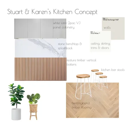 Stuart & Karen's Kitchen Interior Design Mood Board by Design+Style+Create on Style Sourcebook