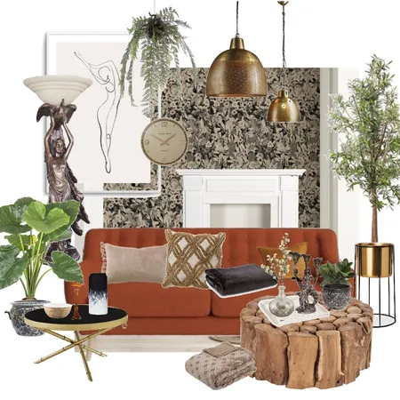 warm living room Interior Design Mood Board by olivia.jones on Style Sourcebook