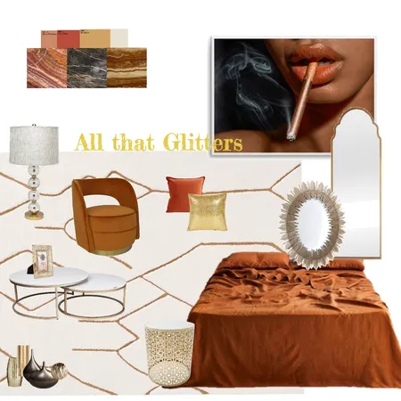 All that Glitters Interior Design Mood Board by LauraSossyP on Style Sourcebook