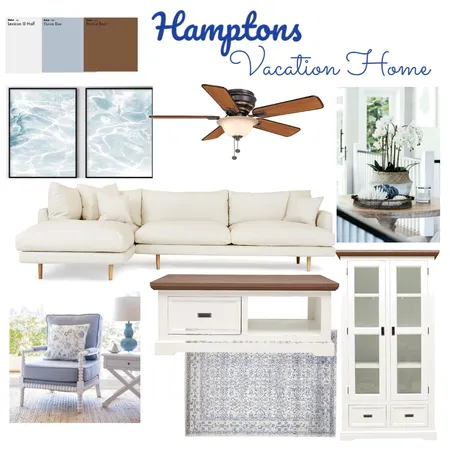 Hamptons Vacation Home Interior Design Mood Board by Deniceabrenica on Style Sourcebook