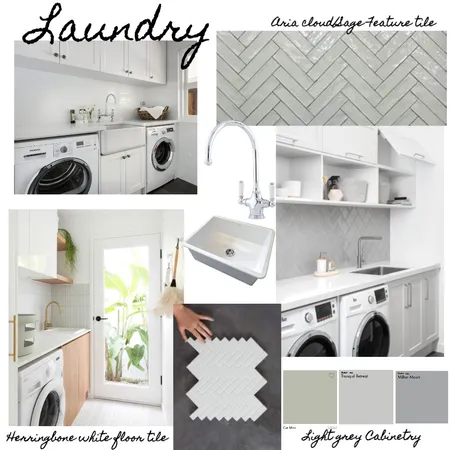 Laundry Interior Design Mood Board by Genie on Style Sourcebook