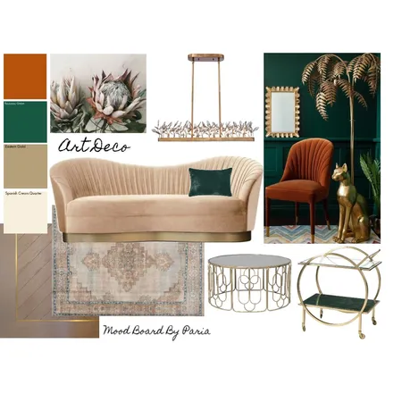Art Deco Interior Design Mood Board by Paria on Style Sourcebook
