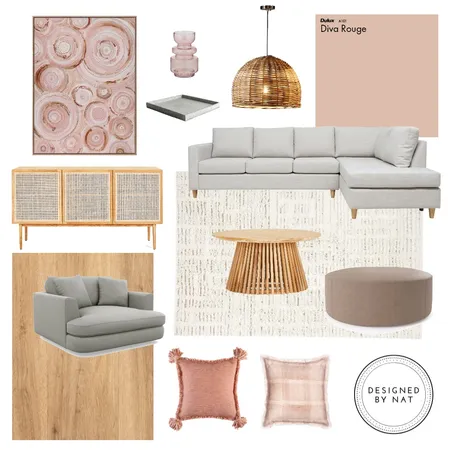Living room Interior Design Mood Board by Designed By Nat on Style Sourcebook