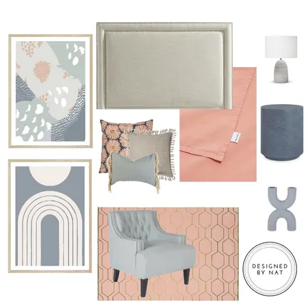 Bedroom Interior Design Mood Board by Designed By Nat on Style Sourcebook