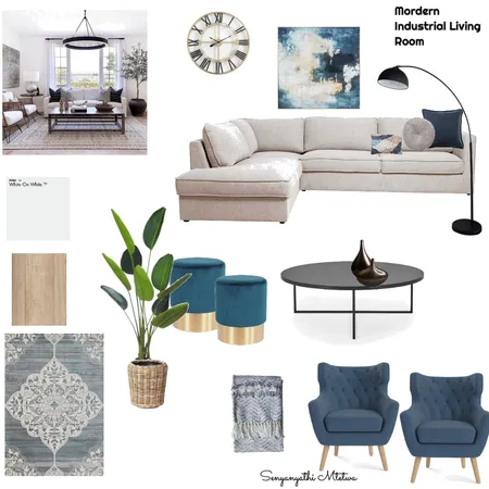 Modern Country Industrial Deco Interior Design Mood Board by Hundz_interiors on Style Sourcebook