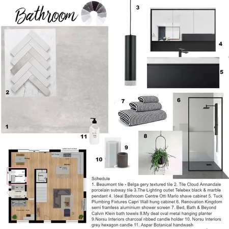 Bathroom Interior Design Mood Board by RoseHass on Style Sourcebook