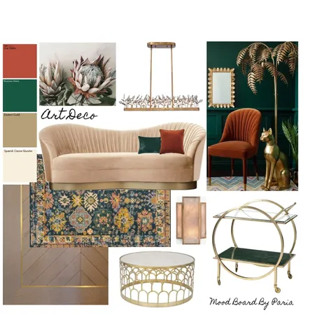 Art Deco Interior Design Mood Board by Paria on Style Sourcebook
