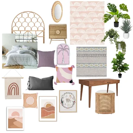 Bohemian Style Bedroom Interior Design Mood Board by Designgirl08 on Style Sourcebook
