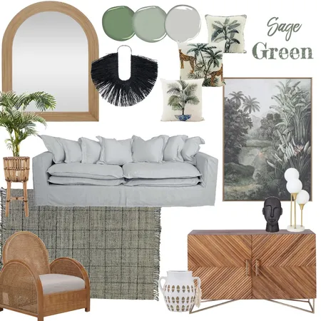 Sage Green Interior Design Mood Board by Project M Design on Style Sourcebook