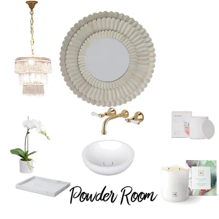 Powder Room Interior Design Mood Board by StyledbyNess on Style Sourcebook