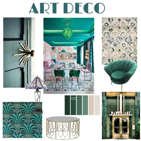 Art Deco Interior Design Mood Board by Style Partners on Style Sourcebook
