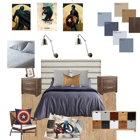 Henrys Room #1 Interior Design Mood Board by Georgia Anne on Style Sourcebook