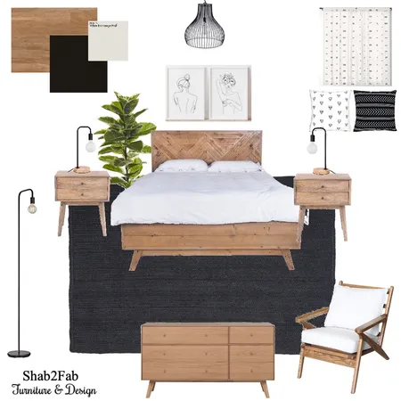 Barnes Bedroom Interior Design Mood Board by Shab2Fab on Style Sourcebook