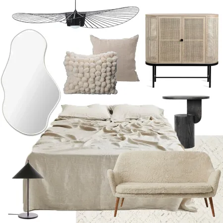 Scandi Bedroom Interior Design Mood Board by Vienna Rose Interiors on Style Sourcebook