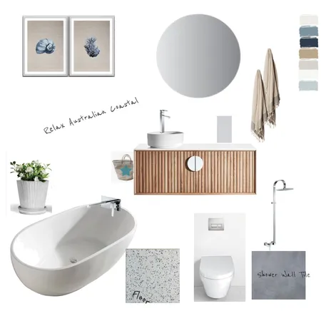 Australian Coastal Bathroom Interior Design Mood Board by NancyO on Style Sourcebook