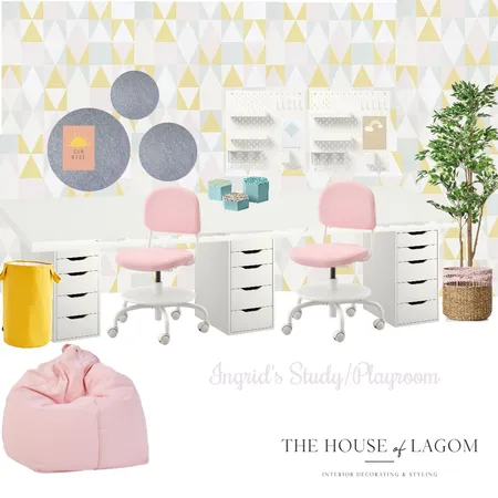 Ingrid Study/Playroom Interior Design Mood Board by The House of Lagom on Style Sourcebook